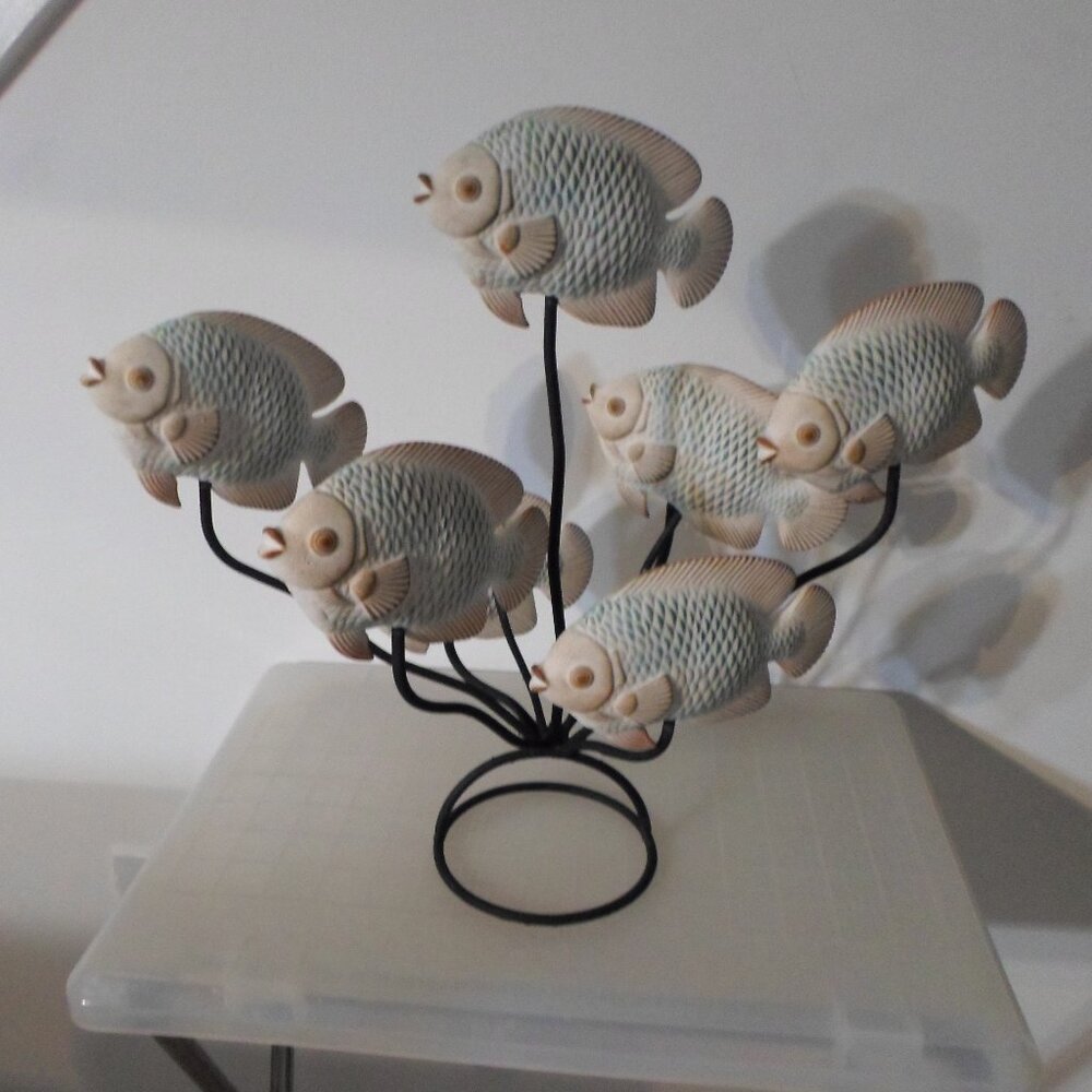 Clay Fish Sculpture - - NWOT